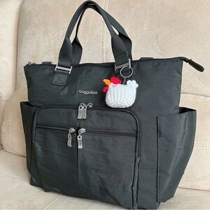 Baggallini Versatile Convertible Work, Travel Bag with Crossbody, Backpack Strap